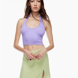 Aritzia sundaybest sinch seamless halter top new with tags size medium